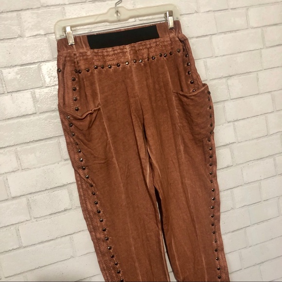 POL Rust Overdyed Stufded Joggers Assorted Sizes - Picture 2 of 6